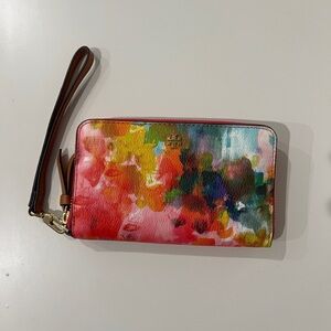 Tory Burch Vibrant Multicolor Wristlet